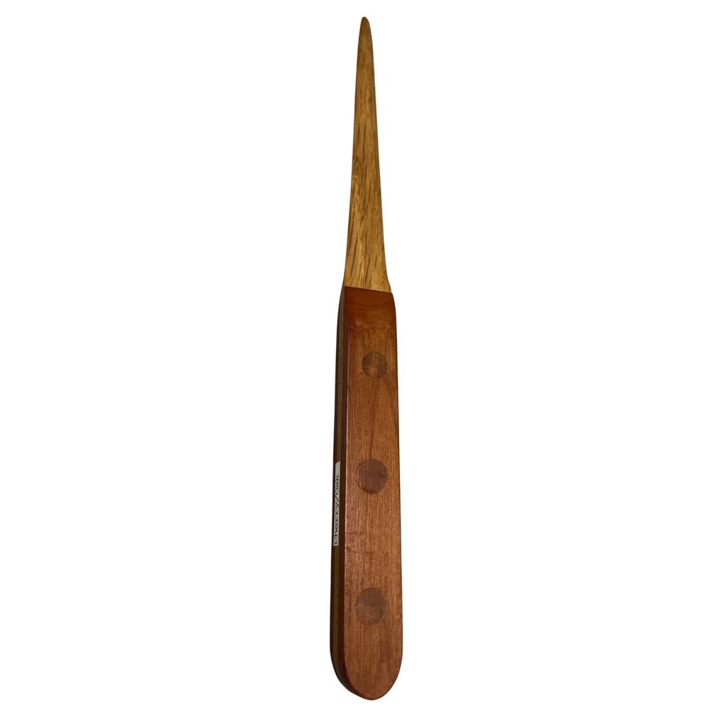 Vintage Hand‎ Carved Cherry and Oak wood letter Opener
